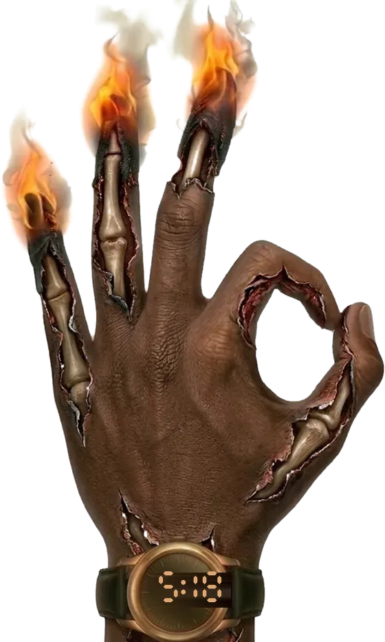 Three fingers with loop