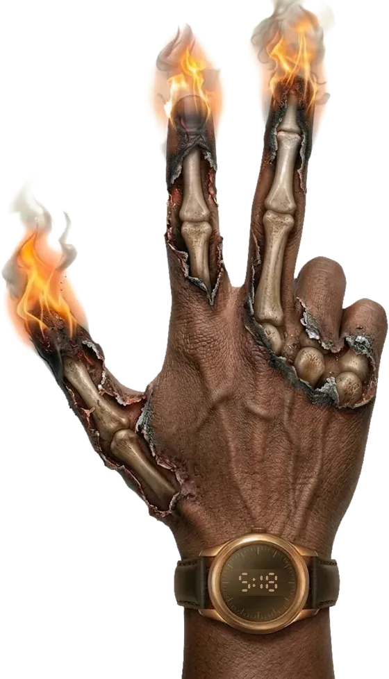 Three fingers spread
